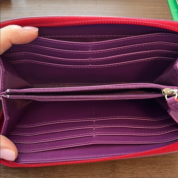 Red Leather Wallet - Picture 4 of 4